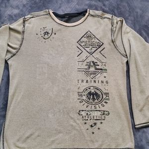 Mens 2xl 2 in 1 long sleeve shirt